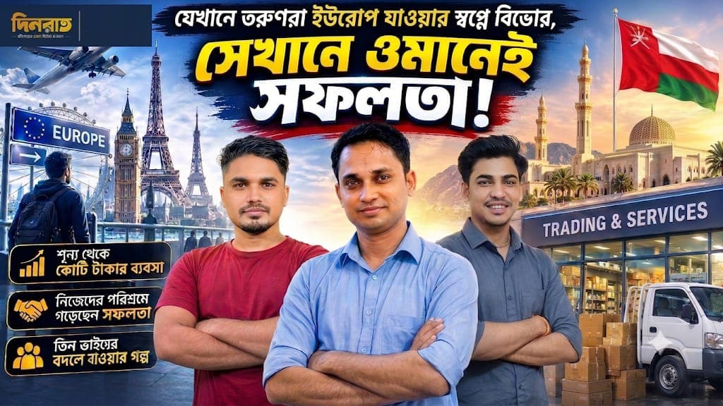 ওমানে হবিগঞ্জের তিন ভাইয়ের সাফল্যের গল্প